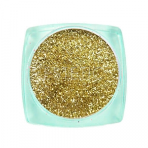 Komilfo блесточки 109D, размер 0.15 мм, (светлое золото) 2,5 г