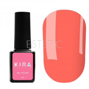Гель-лак Kira Nails №018 (світлий кораловий, емаль), 6 мл