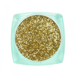 Komilfo блесточки 109F, размер 0.3 мм, (светлое золото) 2,5 г