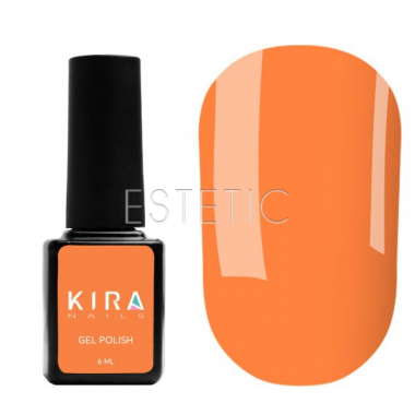 Гель-лак Kira Nails №021 (оранжевый, эмаль), 6 мл