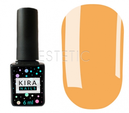Гель-лак Kira Nails №022 (помаранчево-персиковий, емаль), 6 мл