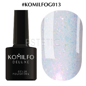 Гель-лак Komilfo DeLuxe Series №G013 (опал с голографическим микроблеском), 8 мл