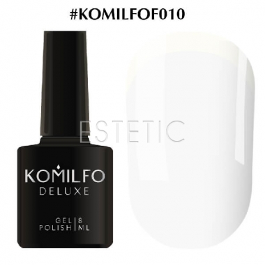 Гель-лак Komilfo French Collection №F010 (белый, эмаль, для френча), 8 мл