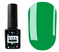 Гель-лак Kira Nails №028 (зеленый, эмаль), 6 мл