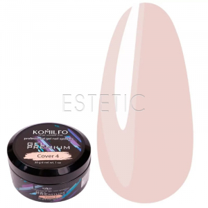 Komilfo Gel Premium Cover4 - гель-премиум камуфлирующий (персиково-розовый), 30 г
