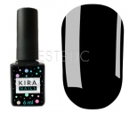 Гель-лак Kira Nails №035 (чорний, емаль), 6 мл