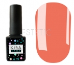Гель-лак Kira Nails №044 (яскравий коралово-рожевий, емаль), 6 мл