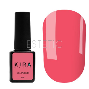 Гель-лак Kira Nails №053 (приглушений, малиново-рожевий, емаль), 6 мл