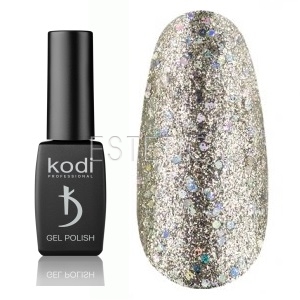 Гель-лак Kodi Professional № SH 20 (біле золото з голографічними блискітками), 8 мл