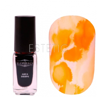 Komilfo Aqua Drops №003 Peach - Акварельные капли (оранжевый), 5 мл