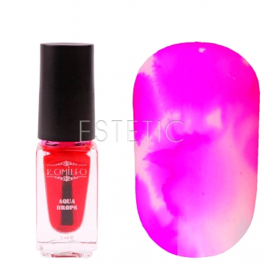Komilfo Aqua Drops №007 Pink - Акварельні краплі (рожевий), 5 мл
