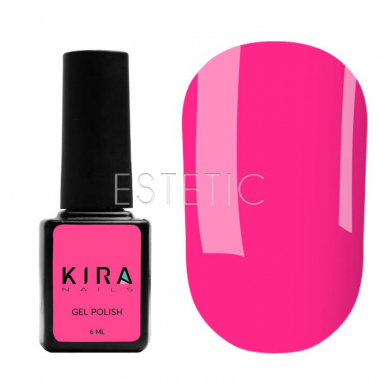 Гель-лак Kira Nails №060 (фуксия, эмаль), 6 мл