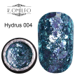 Кольоровий гель з блискітками Komilfo Star Gel №004 Hydrus (сіро-волошковий), 5 мл