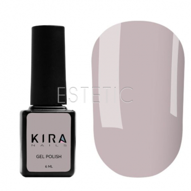 Гель-лак Kira Nails №066 (светло-серый, эмаль), 6 мл