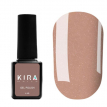 Гель-лак Kira Nails №071 (бежево-коричневий із золотим мікроблиском), 6 мл