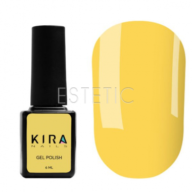 Гель-лак Kira Nails №073 (жовтий, емаль), 6 мл