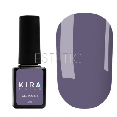 Гель-лак Kira Nails №159 (приглушенный серо-синий, эмаль), 6 мл