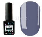 Гель-лак Kira Nails №160 (темный серо-фиолетовый, эмаль), 6 мл