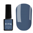 Гель-лак Kira Nails №161 (темный сине-лазурний, эмаль), 6 мл