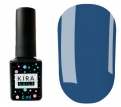 Гель-лак Kira Nails №161 (темный сине-лазурний, эмаль), 6 мл