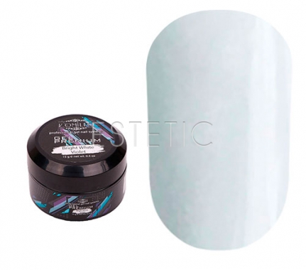 Komilfo Gel Premium Bright White Violet - гель-преміум (ультра білий), 15 г