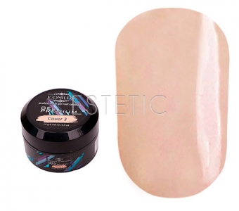 Komilfo Gel Premium Cover3 - гель-премиум камуфлирующий (персиковый), 15 г