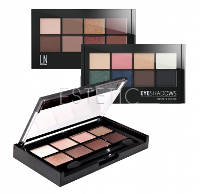 LN Professional Infinity Color Eyeshadows Kit - Палетка тіней для повік, 12 г