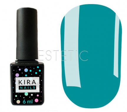 Гель-лак Kira Nails №082 (блакитний, емаль), 6 мл