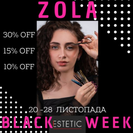 -30% -15% -10% ZOLA BLACK WEEK!!!